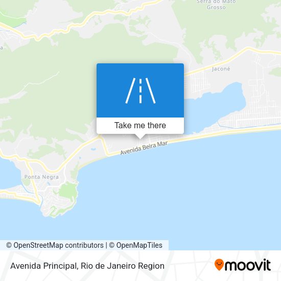 Avenida Principal map
