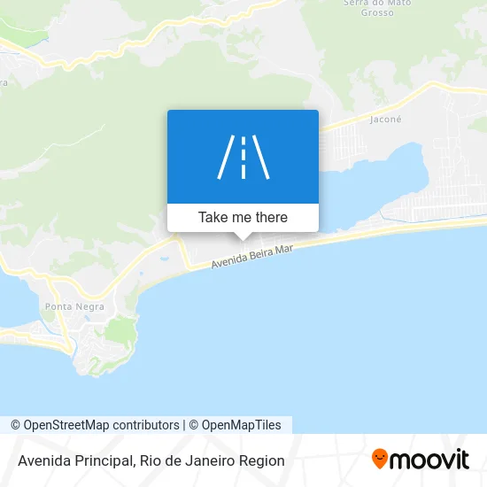 Avenida Principal map