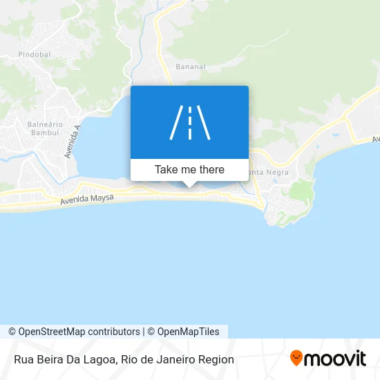 Rua Beira Da Lagoa map