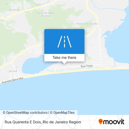 Rua Quarenta E Dois map