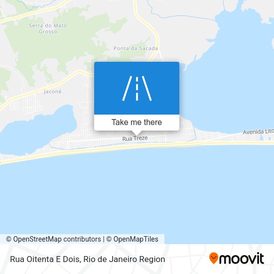 Rua Oitenta E Dois map