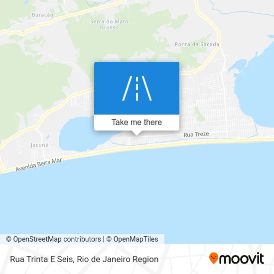 Rua Trinta E Seis map