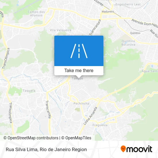 Rua Silva Lima map