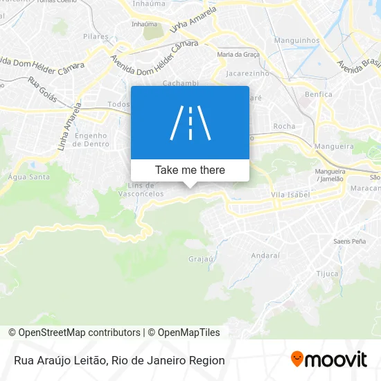 Rua Araújo Leitão map
