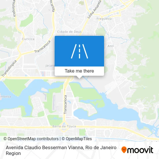 Avenida Claudio Besserman Vianna map