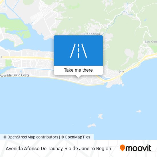 Mapa Avenida Afonso De Taunay