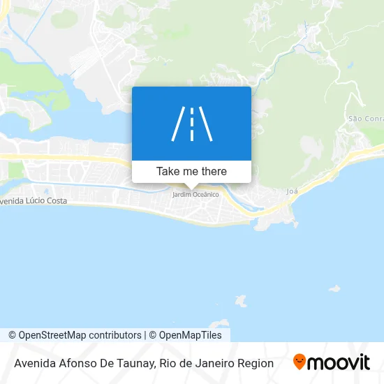 Avenida Afonso De Taunay map