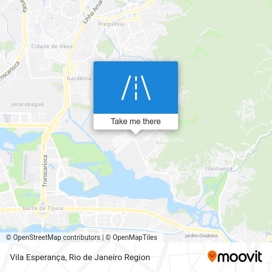 Vila Esperança map