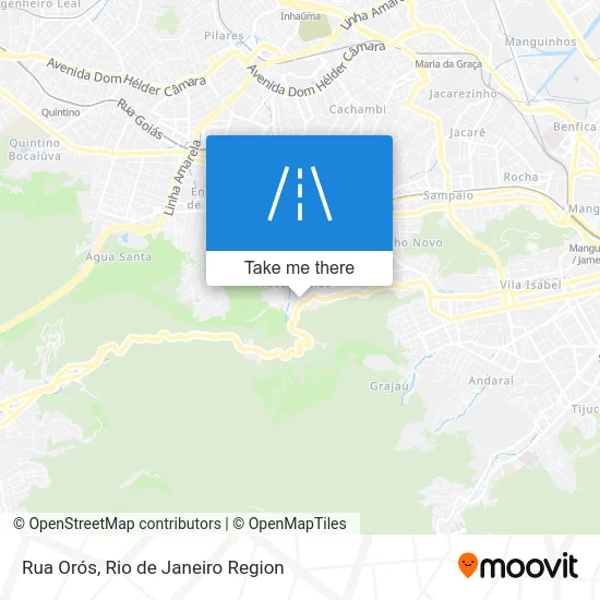 Rua Orós map