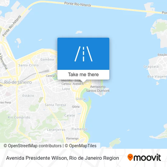 Avenida Presidente Wilson map