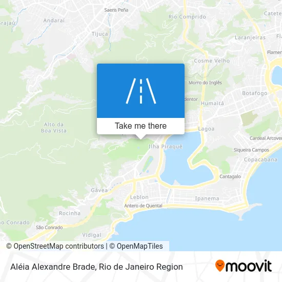 Aléia Alexandre Brade map