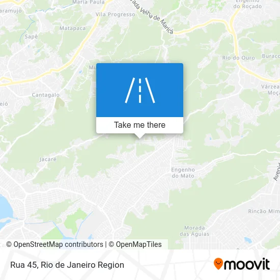 Rua 45 map