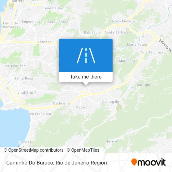 Caminho Do Buraco map