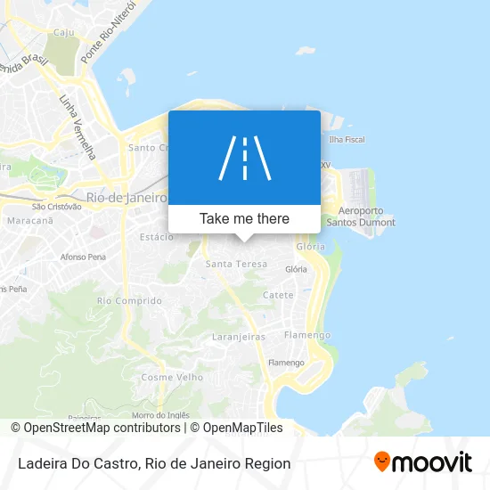 Ladeira Do Castro map