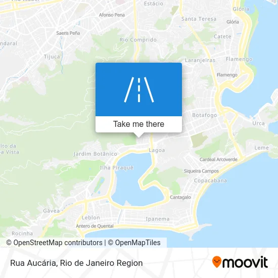 Rua Aucária map