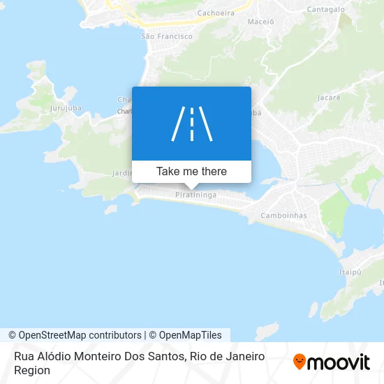Rua Alódio Monteiro Dos Santos map