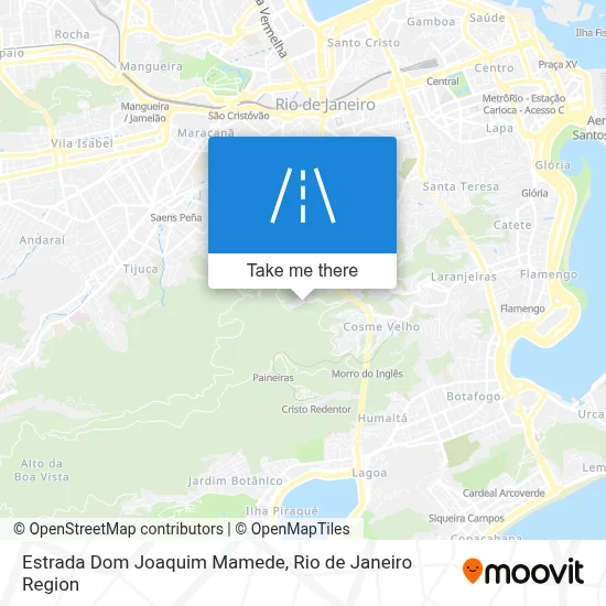 Estrada Dom Joaquim Mamede map