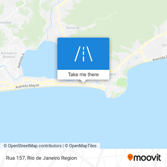 Rua 157 map