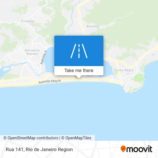 Rua 141 map