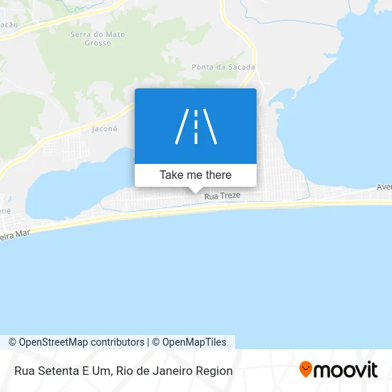 Rua Setenta E Um map