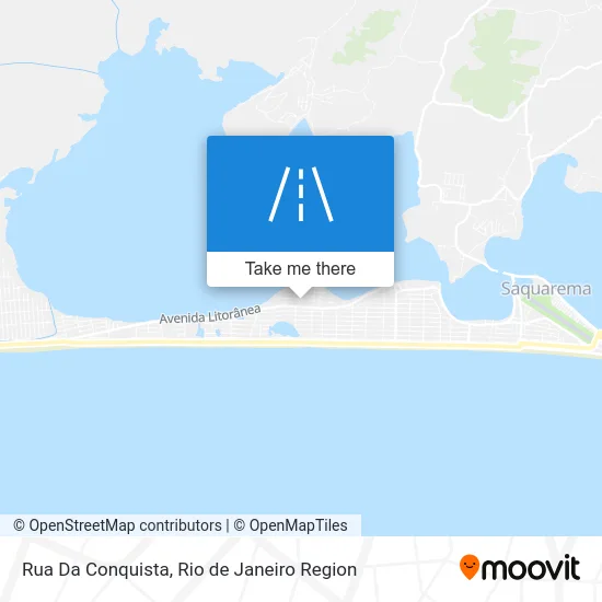 Rua Da Conquista map