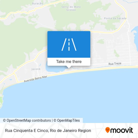 Rua Cinquenta E Cinco map