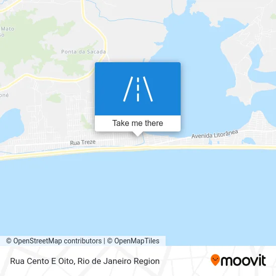 Rua Cento E Oito map