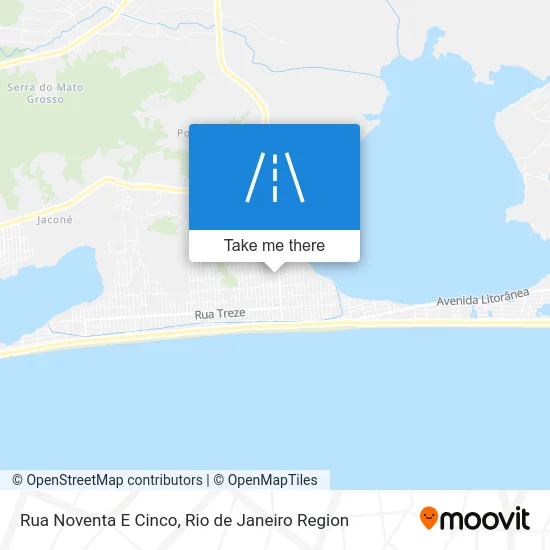 Rua Noventa E Cinco map