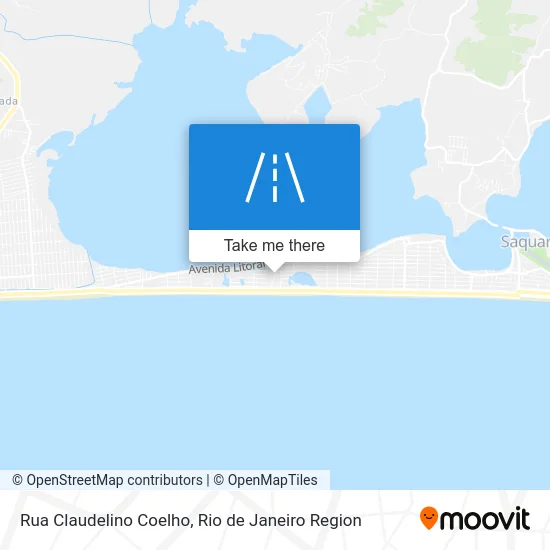 Rua Claudelino Coelho map