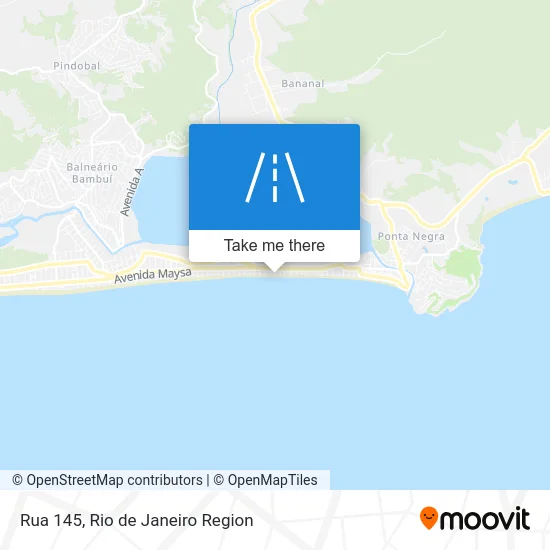 Rua 145 map