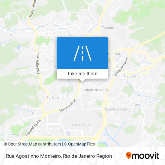 Rua Agostinho Monteiro map