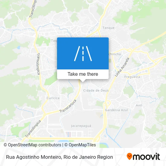 Rua Agostinho Monteiro map