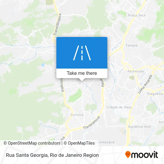 Rua Santa Georgia map