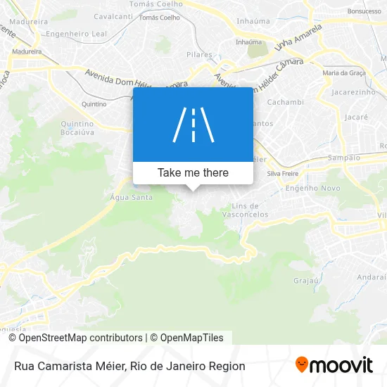 Rua Camarista Méier map