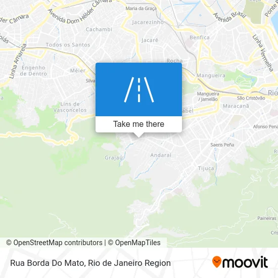 Rua Borda Do Mato map