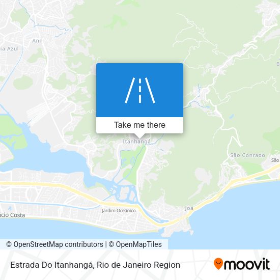 Estrada Do Itanhangá map