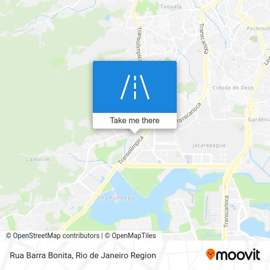 Rua Barra Bonita map