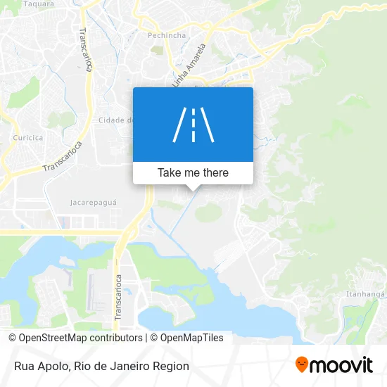 Rua Apolo map