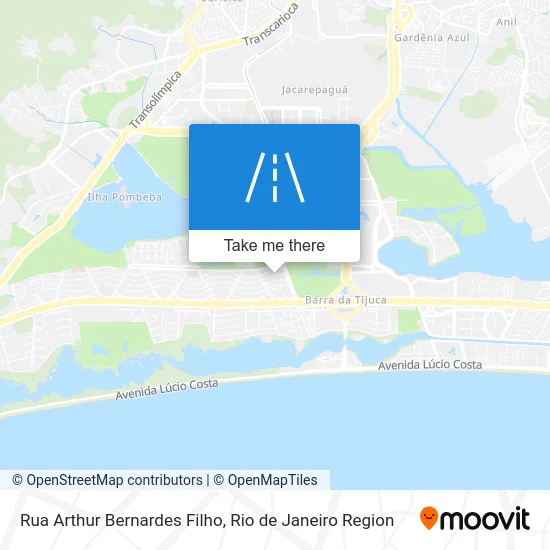 Rua Arthur Bernardes Filho map