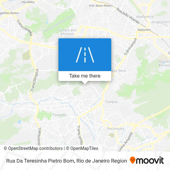 Rua Da Teresinha Pietro Bom map