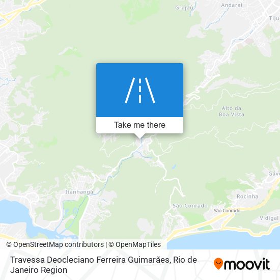 Mapa Travessa Deocleciano Ferreira Guimarães