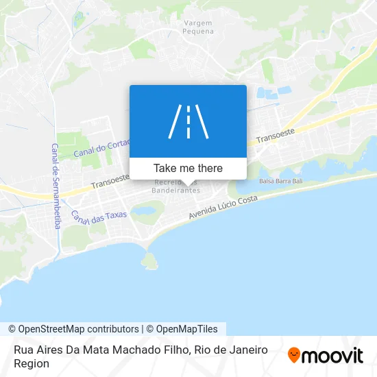 Rua Aires Da Mata Machado Filho map