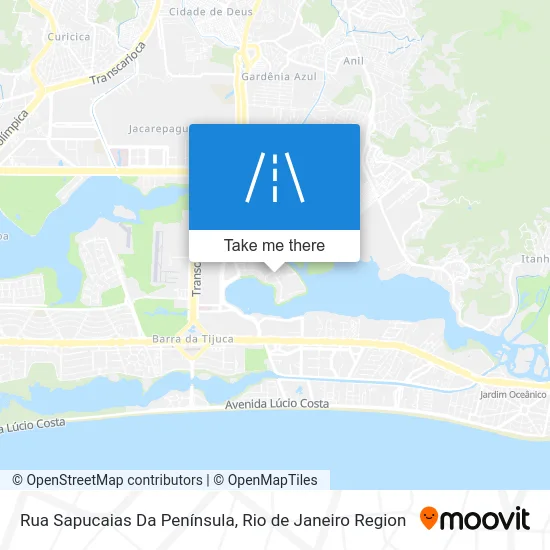 Rua Sapucaias Da Península map
