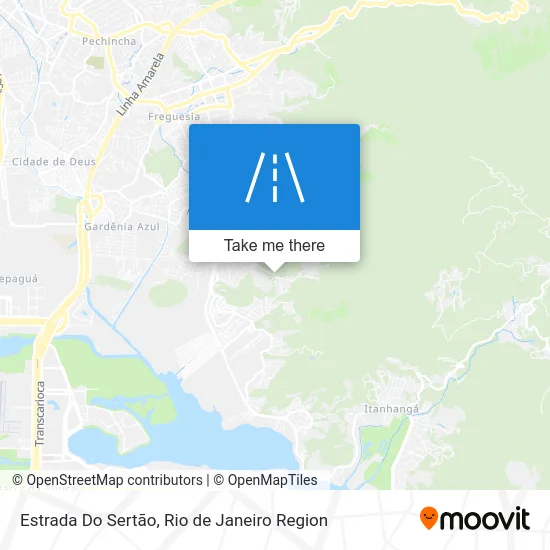 Estrada Do Sertão map
