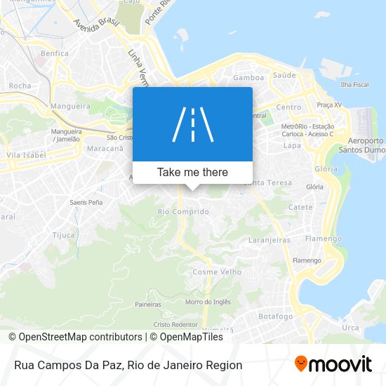 Rua Campos Da Paz map