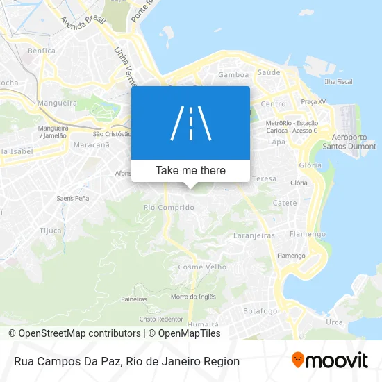 Rua Campos Da Paz map