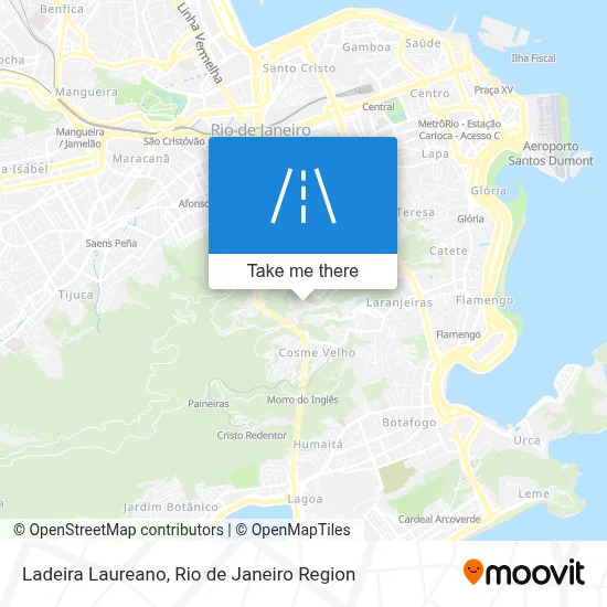 Ladeira Laureano map