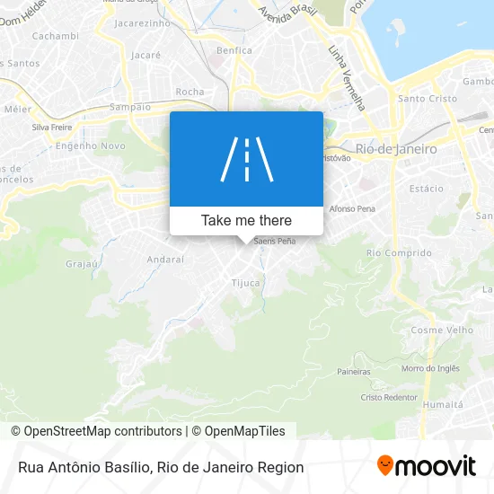 Rua Antônio Basílio map