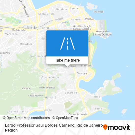 Largo Professor Saul Borges Carneiro map