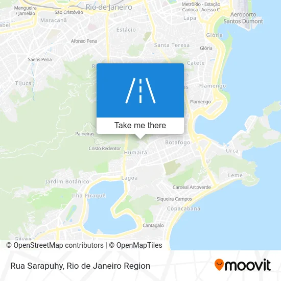 Rua Sarapuhy map